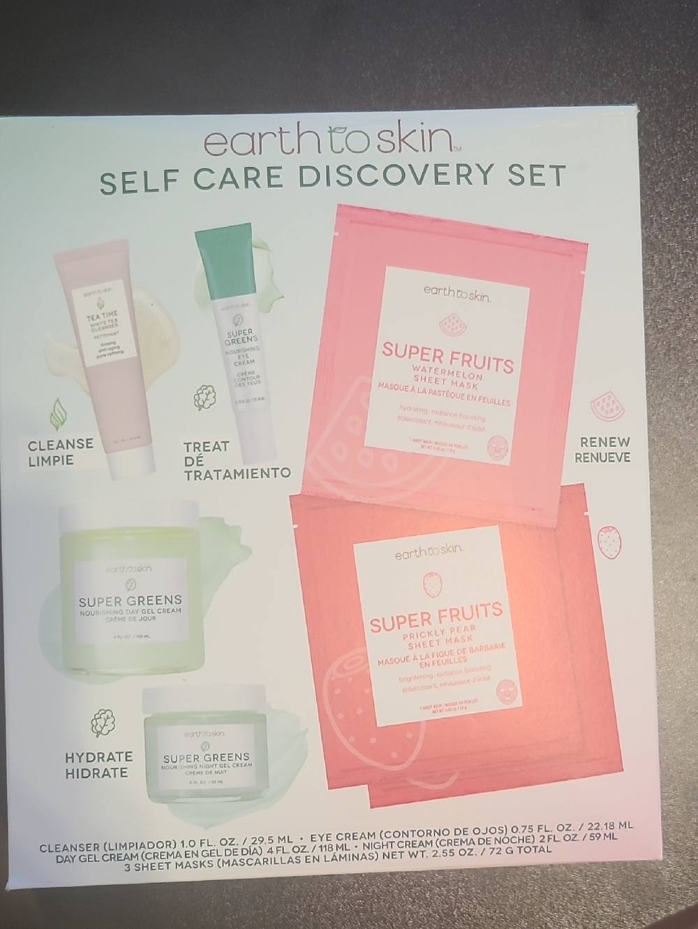 earth to skin- Self Care Discovery Set